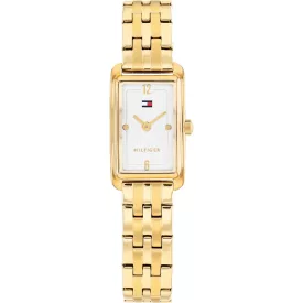 Tommy Hilfiger Madison orologio da donna TH1782863, quadrante argento, cinturino in acciaio inossidabile oro