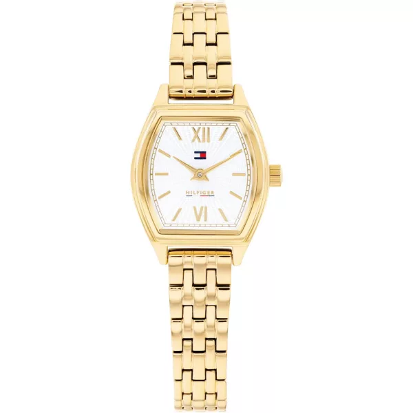 Tommy Hilfiger Norah orologio da donna TH1782870, quadrante bianco, cinturino in acciaio inossidabile oro