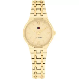 Tommy Hilfiger Mackenzie orologio da donna TH1782886, quadrante oro, cinturino in acciaio inossidabile oro