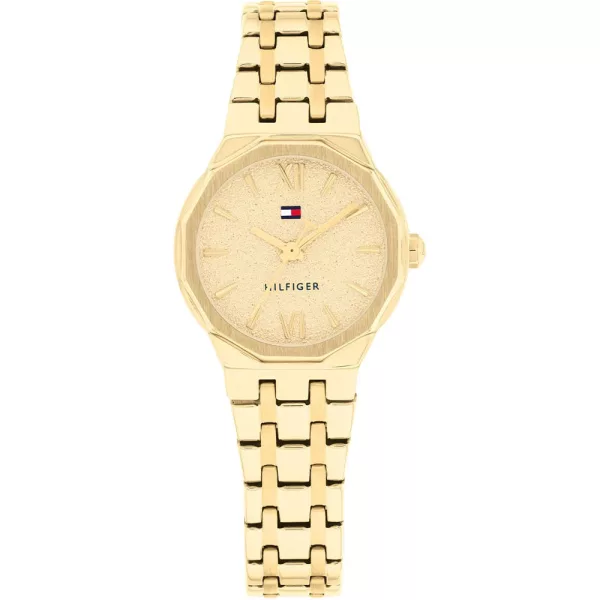 Tommy Hilfiger Mackenzie orologio da donna TH1782886, quadrante oro, cinturino in acciaio inossidabile oro