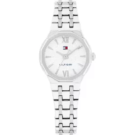 Tommy Hilfiger Mackenzie orologio da donna TH1782889, quadrante argento, cinturino in acciaio inossidabile argento