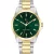Tommy Hilfiger Bruce orologio da uomo TH1792192, quadrante verde, cinturino in acciaio inossidabile argento
