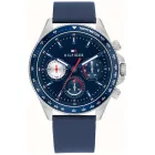Tommy Hilfiger Clark orologio da uomo TH1792209, quadrante blu, cinturino in pelle blu