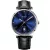 Doxa D-Auto orologio da uomo 195.10.201.01, quadrante blu, cinturino in pelle nero