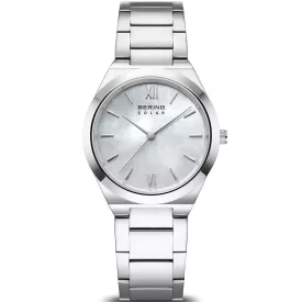 Bering Solar orologio da donna 19932-700, cinturino in acciaio inossidabile argento