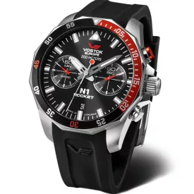 Vostok Europe N1 Rocket orologio da uomo 6S21-225A707-SBLK