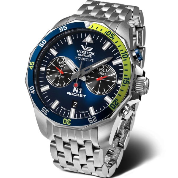 Vostok Europe N1 Rocket orologio da uomo 6S21-225A708-B
