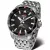 Vostok Europe N1 Rocket orologio da uomo NH35A-225A709-B, quadrante nero, cinturino in acciaio inossidabile argento