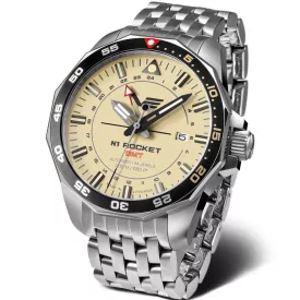 Vostok Europe N1 Rocket GMT orologio da uomo NH34A-225A713-B