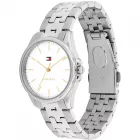 Tommy Hilfiger Jade orologio da donna set TH2770219, quadrante bianco, cinturino in acciaio inossidabile argento