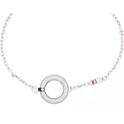 Tommy Hilfiger Jade orologio da donna set TH2770219, quadrante bianco, cinturino in acciaio inossidabile argento