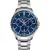 Doxa Trofeo orologio da uomo 287.10.201W.10, quadrante blu, cinturino in acciaio inossidabile argento