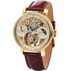 Poljot International Tourbillon Skeleton Limited Edition orologio da uomo 3360T66, cinturino in pelle marrone