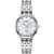 Roamer Slim Line Diamond orologio da donna 512847 41 89 20, cinturino in acciaio inossidabile argento