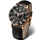 Vostok Undiné orologio da donna set VK64-515B568, quadrante nero, cinturino in silicone nero