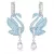 Swarovski orecchini da donna 5660593 – acciaio inossidabile, argento e trasparente