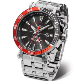   Vostok Europe Energia Rocket GMT orologio da uomo NH34A-575A717-BK
