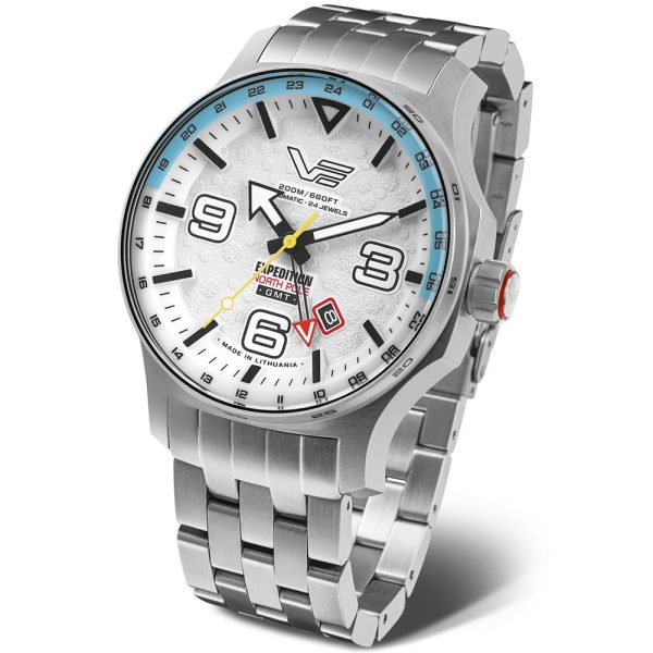Vostok Europe Expedition North Pole-1 GMT Frost Limited Edition orologio da uomo NH34-595A773