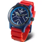 Vostok Europe Object X Limited Edition orologio da uomo NH35-599E776, quadrante blu, cinturino in silicone bianco