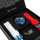 Vostok Europe Object X Limited Edition orologio da uomo NH35-599E776, quadrante blu, cinturino in silicone bianco