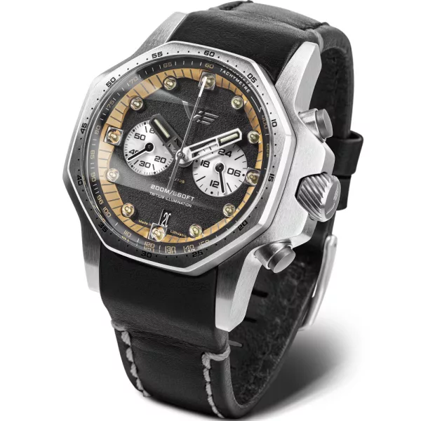 Vostok Europe Atomic Age Sakharov orologio da uomo VK64-640A698-SBEIGE