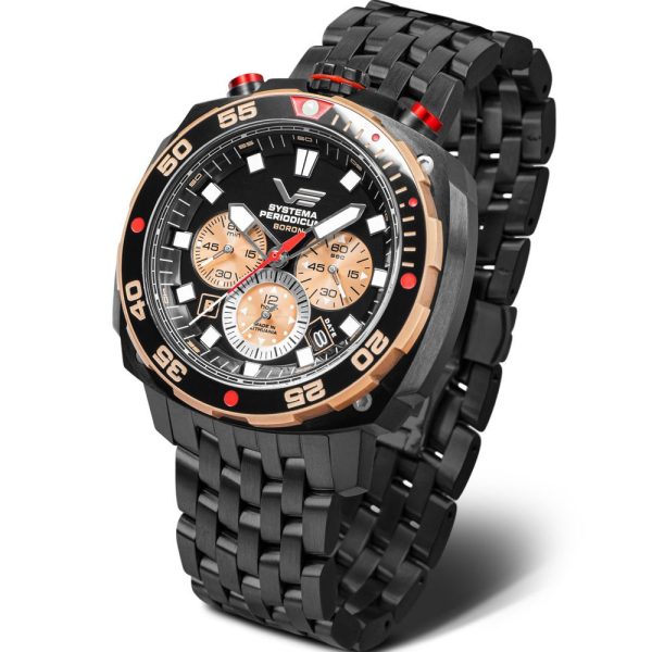 Vostok Europe Systema Periodicum Boron orologio da uomo VK67-650E721-B