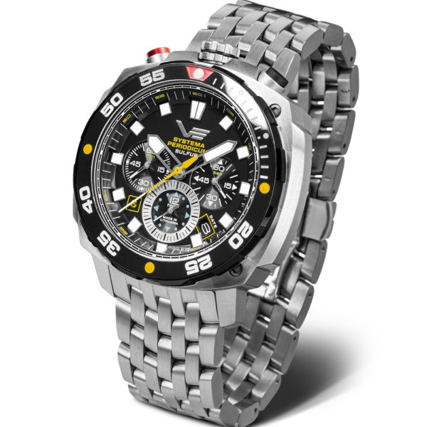 Vostok Europe Systema Periodicum Sulfur orologio da uomo VK67-650E725-B