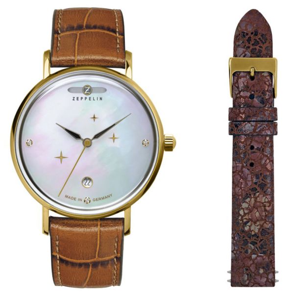 Zeppelin Luna orologio da donna impostato 7131-5