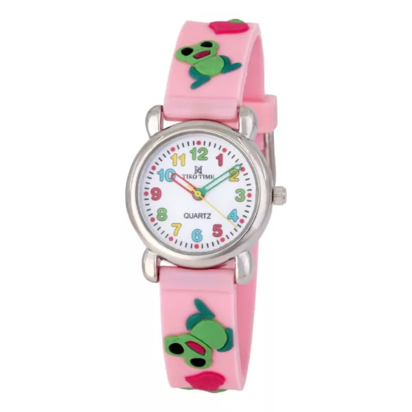 Orologio per bambini Tiko Time con motivo rana 7461-7