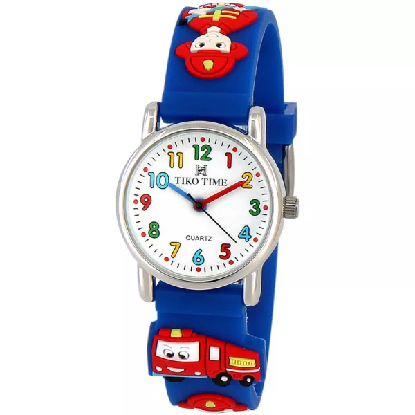 Orologio per bambini Tiko Time con motivo pompiere 7466-0