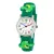 Orologio per bambini Tiko Time con cinturino 3D verde 7466-2