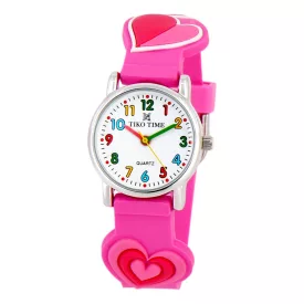 Orologio per bambini Tiko Time con motivo cuori 7467-0