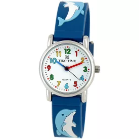 Orologio per bambini Tiko Time con motivo delfino 7467-5