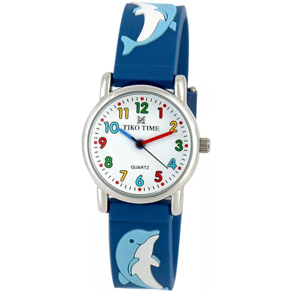 Orologio per bambini Tiko Time con motivo delfino 7467-5