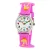 Orologio per bambini Tiko Time con cinturino 3D viola 7467-6