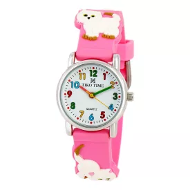 Orologio per bambini Tiko Time con motivo gattino 7468-5