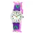 Orologio per bambini Tiko Time con cinturino 3D viola 7469-1