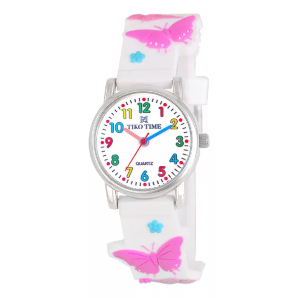 Orologio per bambini Tiko Time con motivo farfalla 7469-9