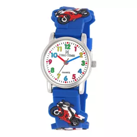 Orologio per bambini Tiko Time con motivo moto 7471-1