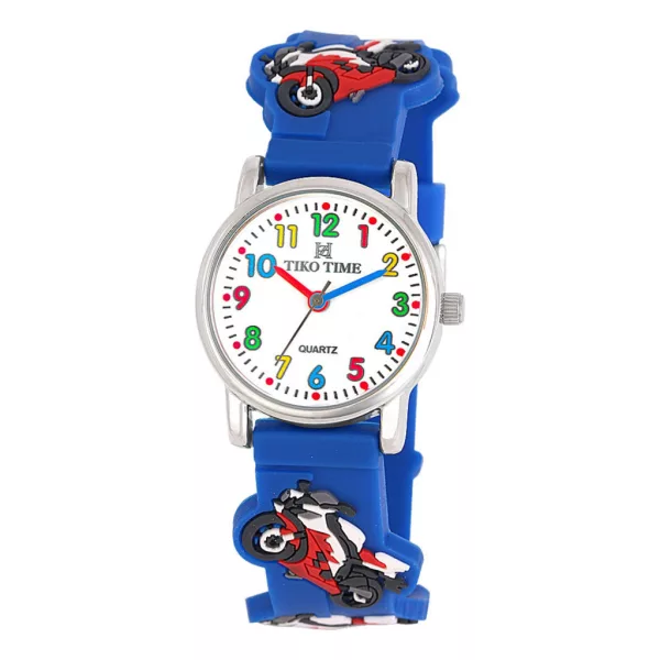 Orologio per bambini Tiko Time con motivo moto 7471-1