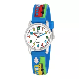Orologio per bambini Tiko Time con motivo autobus 7471-9
