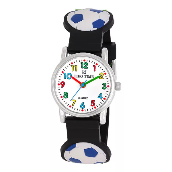 Orologio per bambini Tiko Time con motivo calcio 7473-3