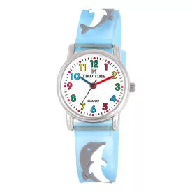 Orologio per bambini Tiko Time con motivo delfino 7473-9