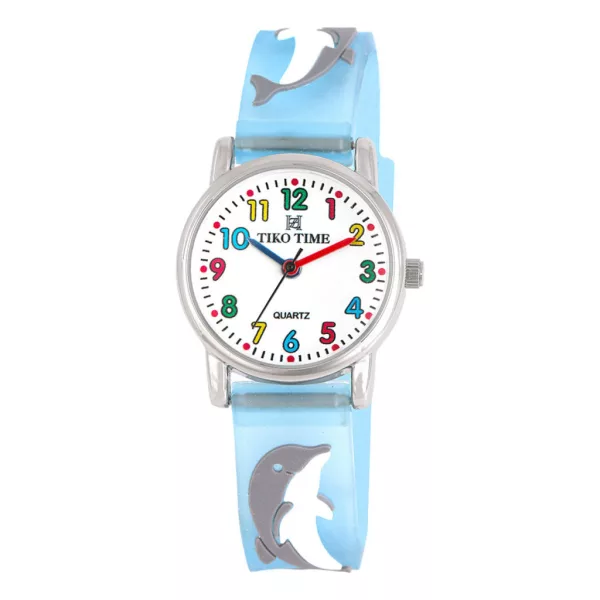Orologio per bambini Tiko Time con motivo delfino 7473-9