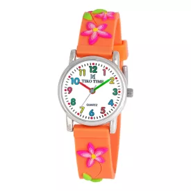 Orologio per bambini Tiko Time con motivo fiori 7474-2