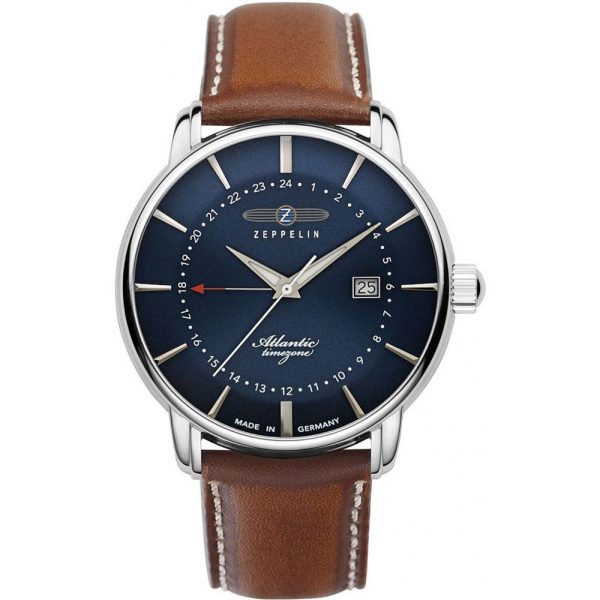 Zeppelin Atlantic Timezone orologio da uomo 8442-3