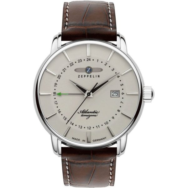 Zeppelin Atlantic Timezone orologio da uomo 8442-5