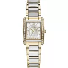Roamer Diana orologio da donna 869847 47 20 20, quadrante argento, cinturino in acciaio inossidabile oro
