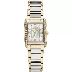 Roamer Diana orologio da donna 869847 47 20 20, quadrante argento, cinturino in acciaio inossidabile oro