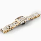 Roamer Diana orologio da donna 869847 47 20 20, quadrante argento, cinturino in acciaio inossidabile oro